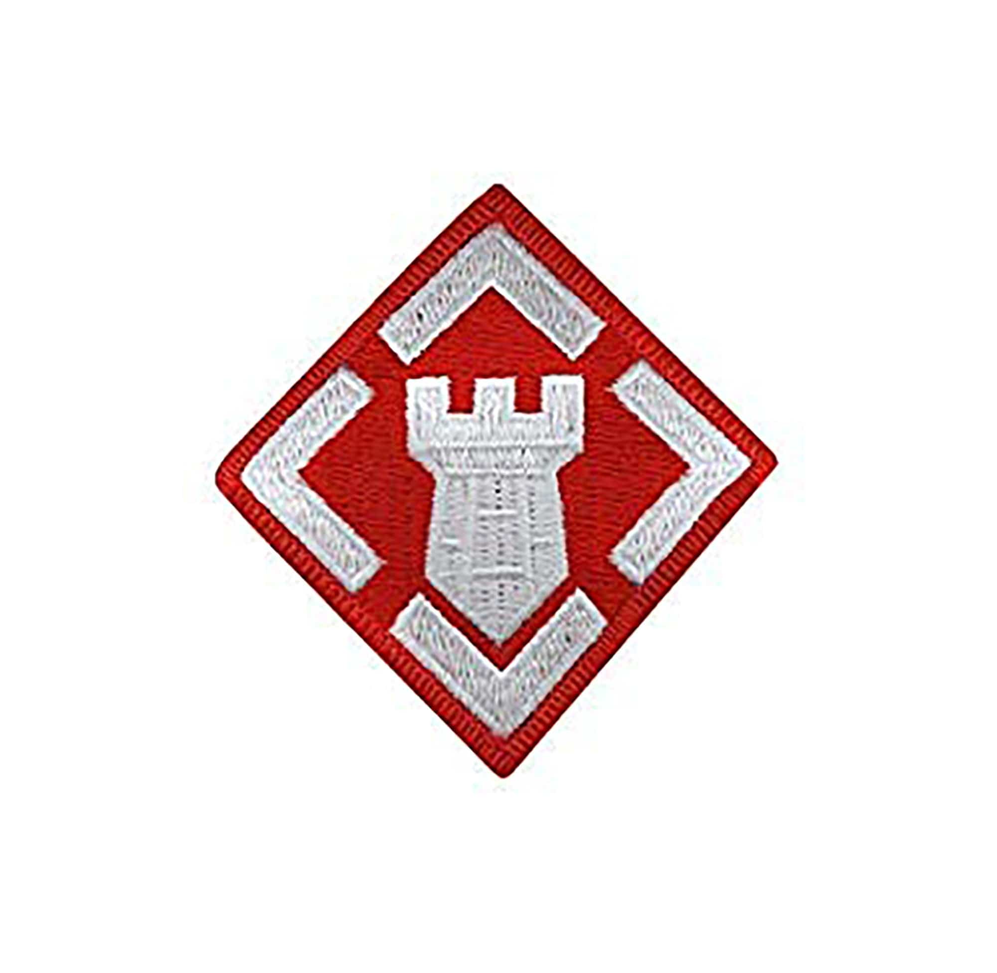 U.S. Army 20th Engineer Brigade SEW ON AGSU Color Patch (each)