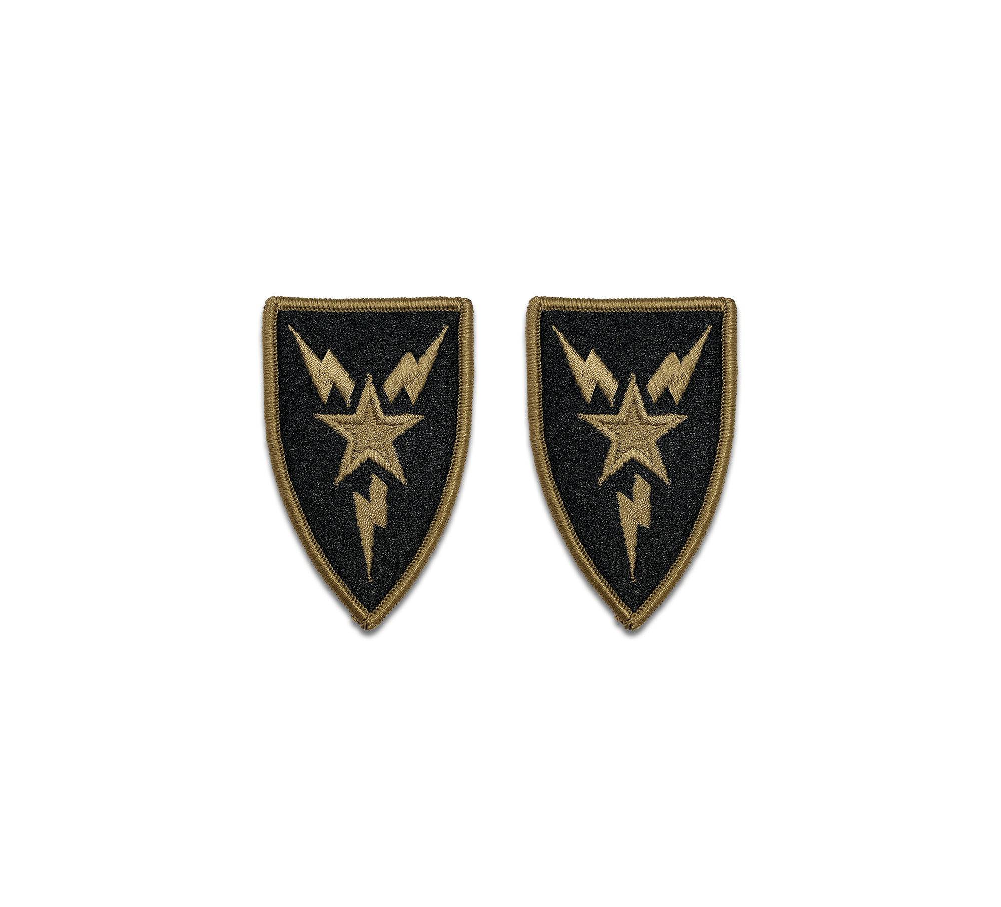 U.S. Army 3rd Signal Brigade OCP Patch w/ Hook Fastener (pair)