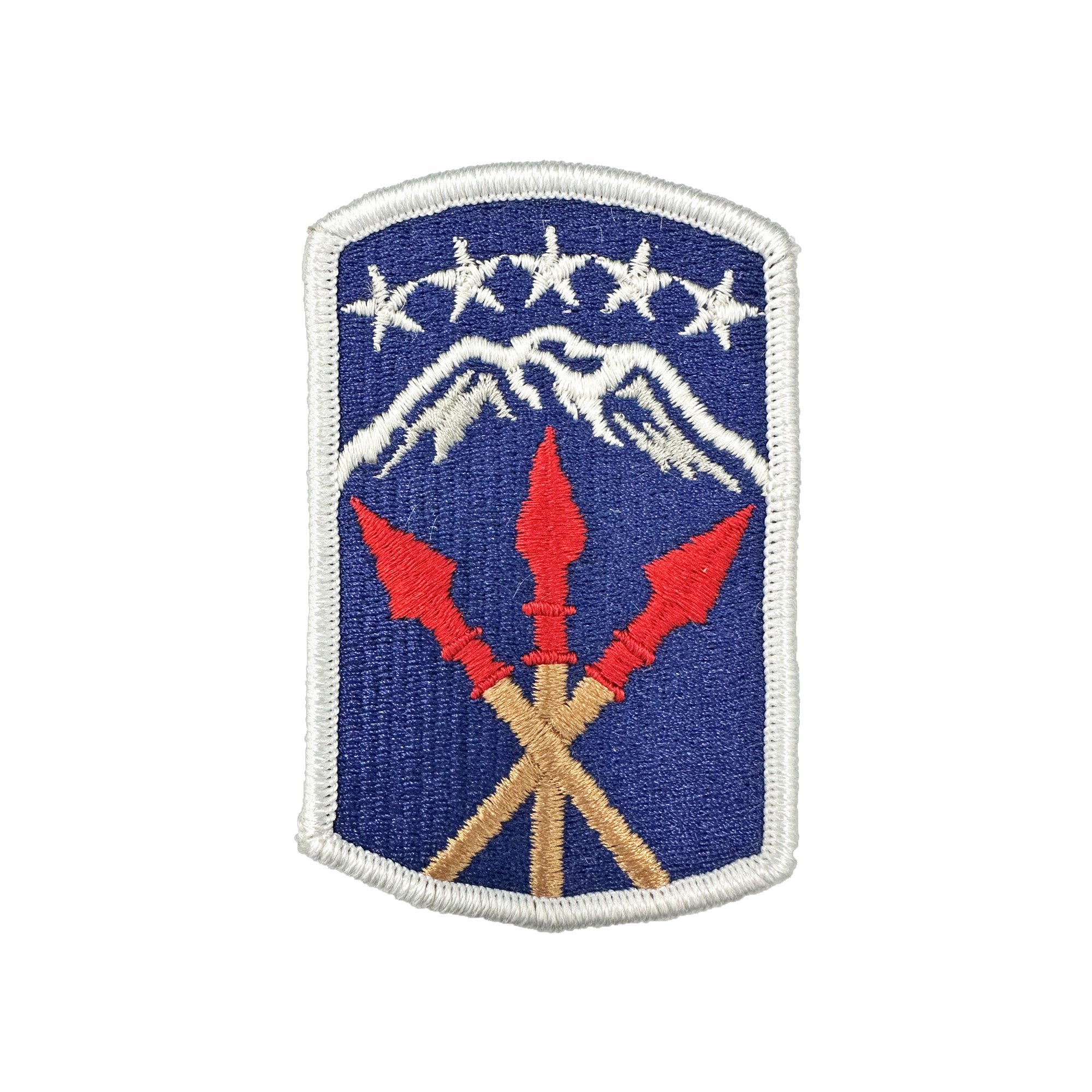 U.S. Army 593rd Sustainment Brigade AGSU Sew On Color Patch (each)