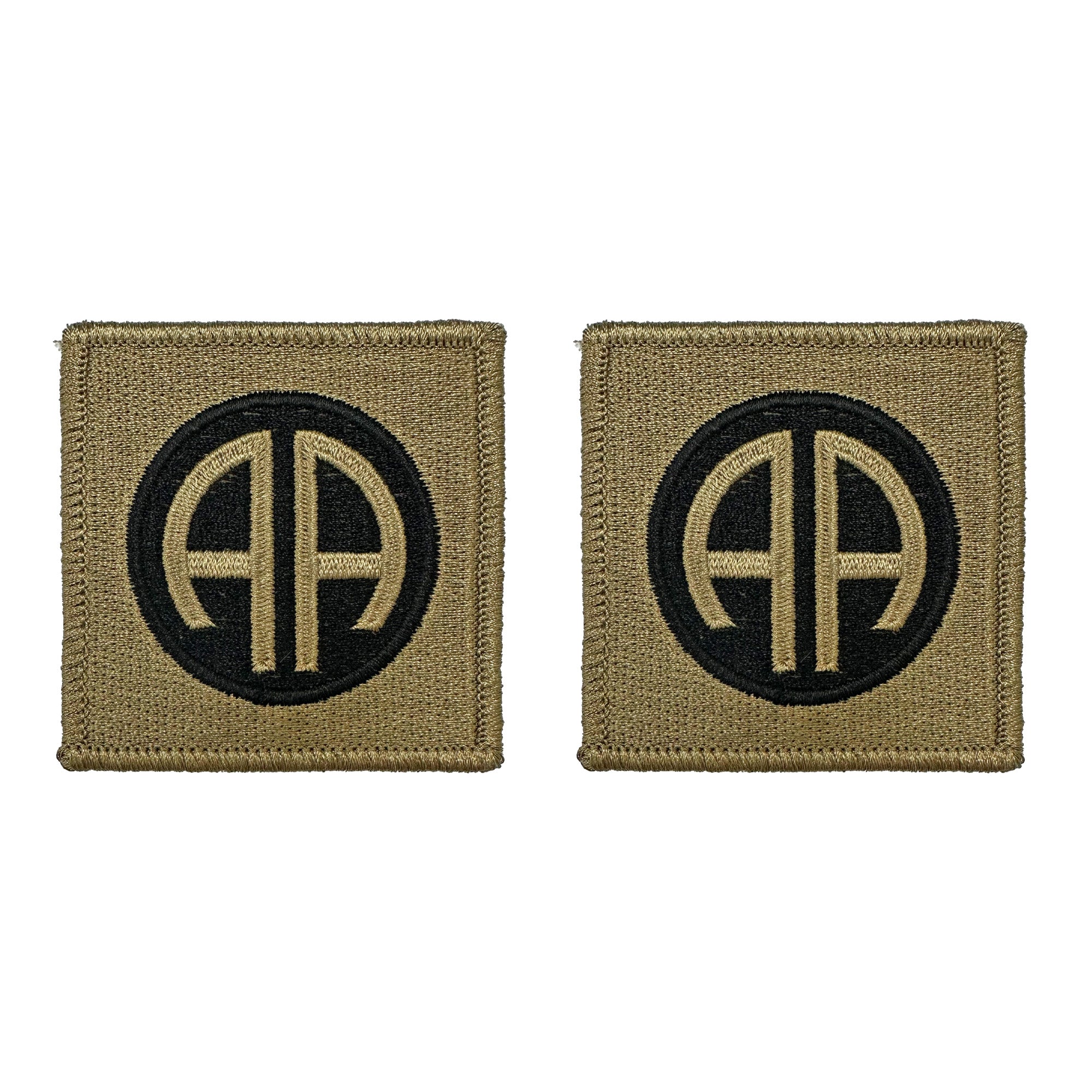 U.S. Army 82nd Airborne Division OCP Patch w/ Hook Fastener (pair)