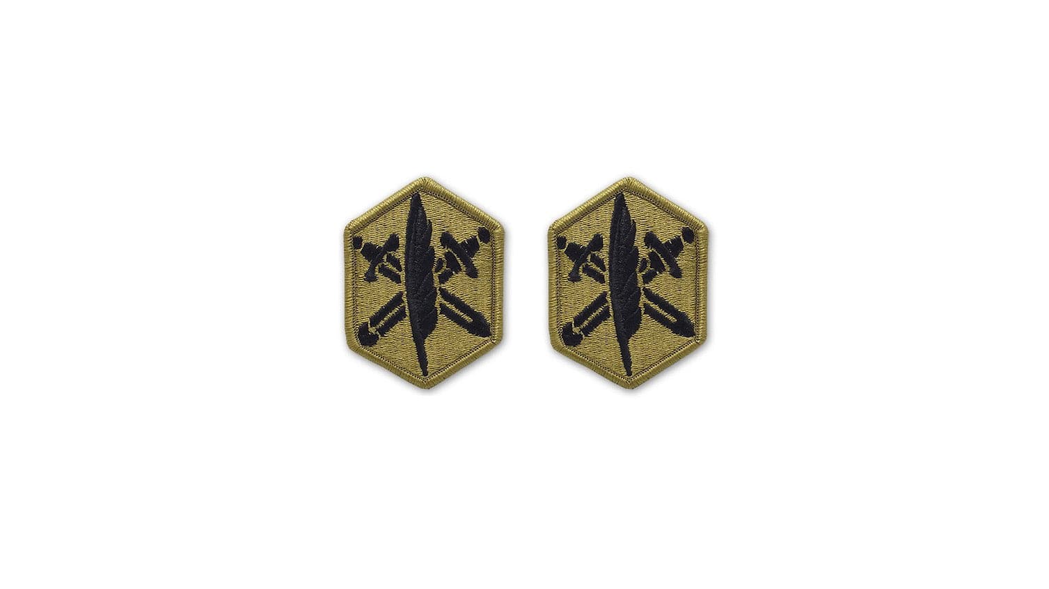 U.S. Army 85th Civil Affairs OCP Patch w/ Hook Fastener (pair)