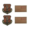 U.S. Air Force Air National Guard OCP Spice Brown Patch and Flag Bundle Patch