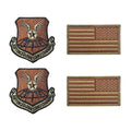 US Air Force Global Strike Command OCP Spice Brown Patch and Flag Bundle