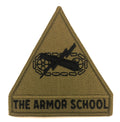 U.S. Armor School OCP Patch W/Hook Fastener