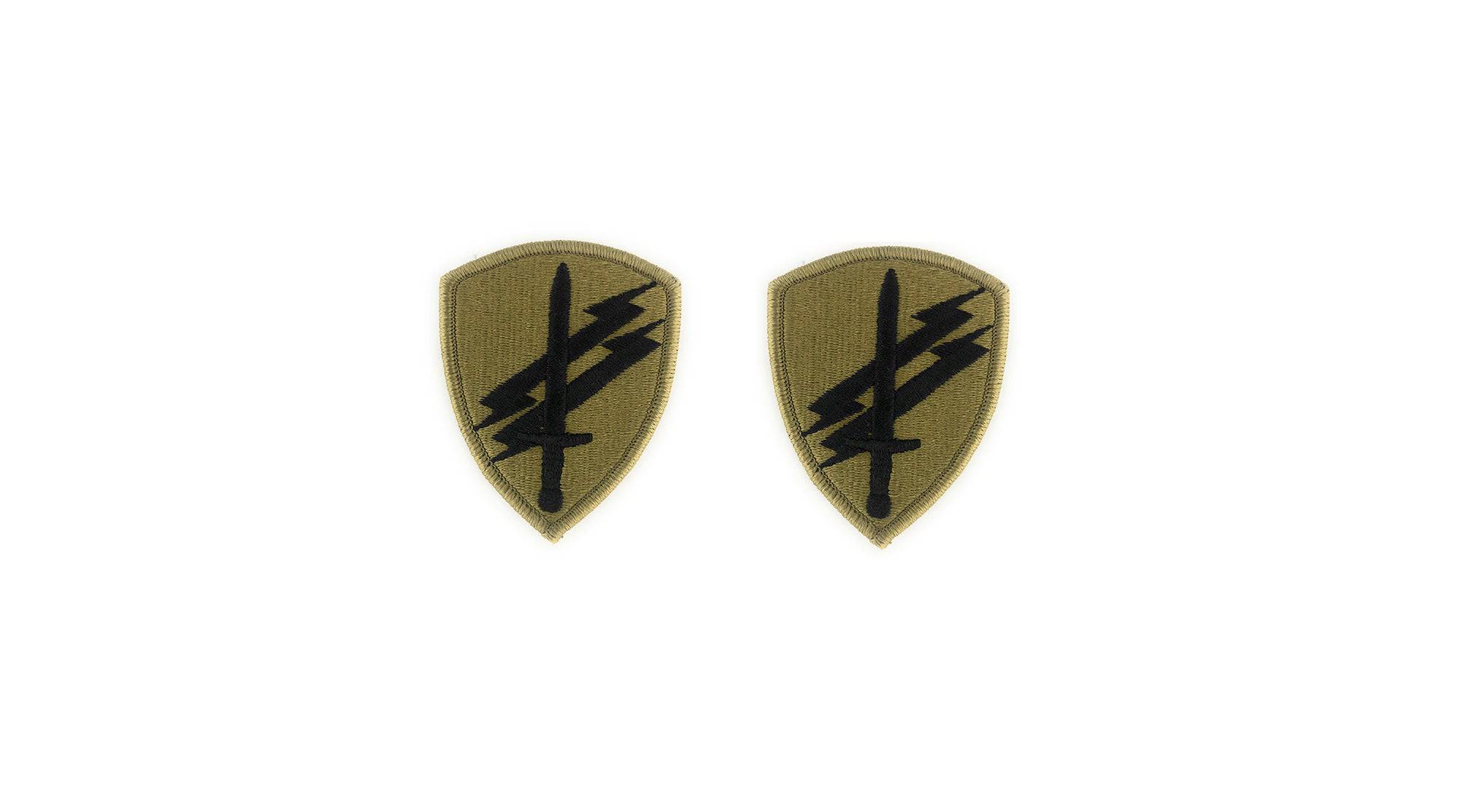 U.S. Army Civil Affairs and Psych Ops OCP Patch w/ Hook Fastener (pair)