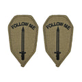 U.S. Army Infantry School OCP Patch w/ Hook Fastener (pair)