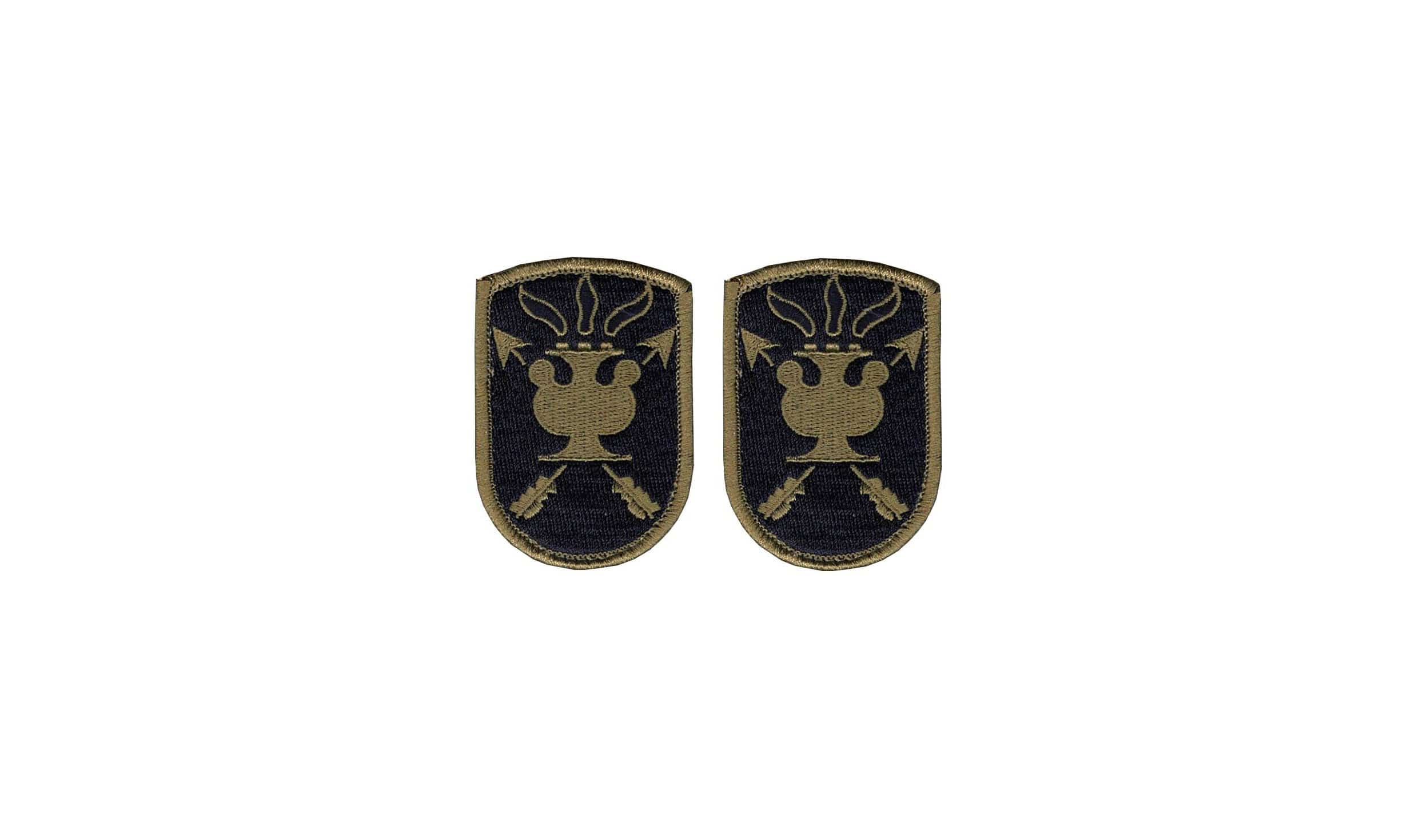 U.S. Army John F Kennedy JFK Special Warfare Center OCP Patch w/ Hook Fastener (pair)