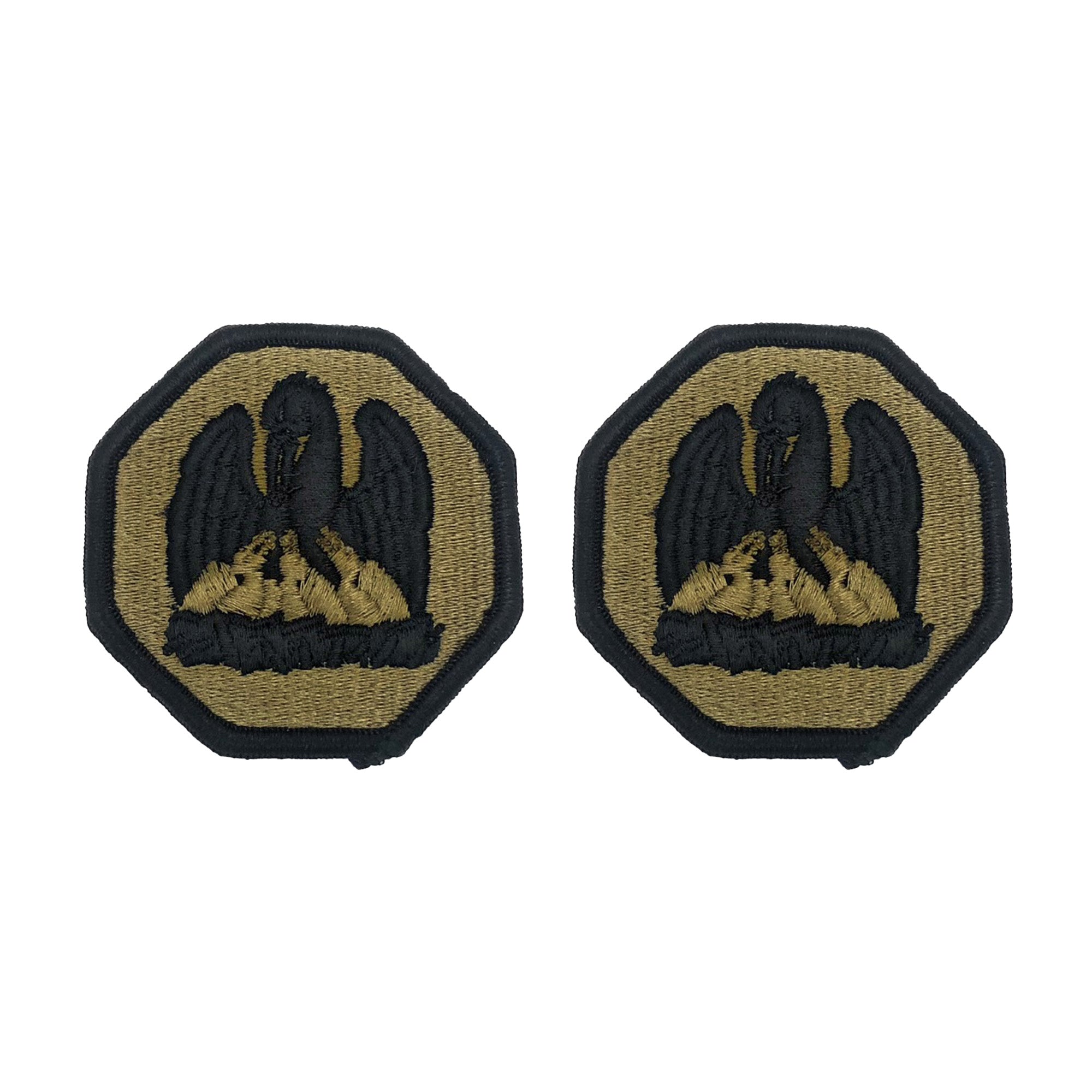 U.S. Army Louisiana National Guard OCP Patch with Hook Fastener (pair)