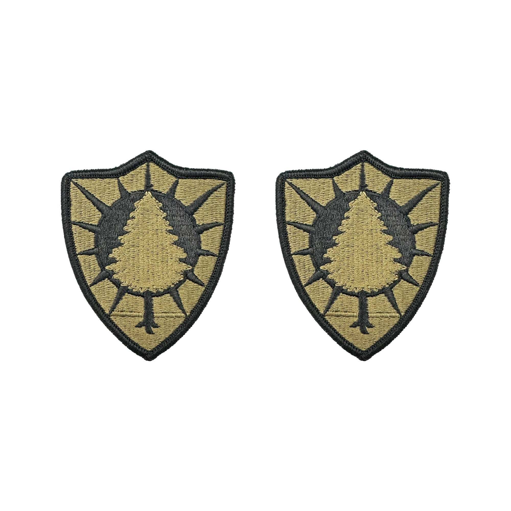 U.S. Army Maine National Guard OCP Patch with Hook Fastener (pair)