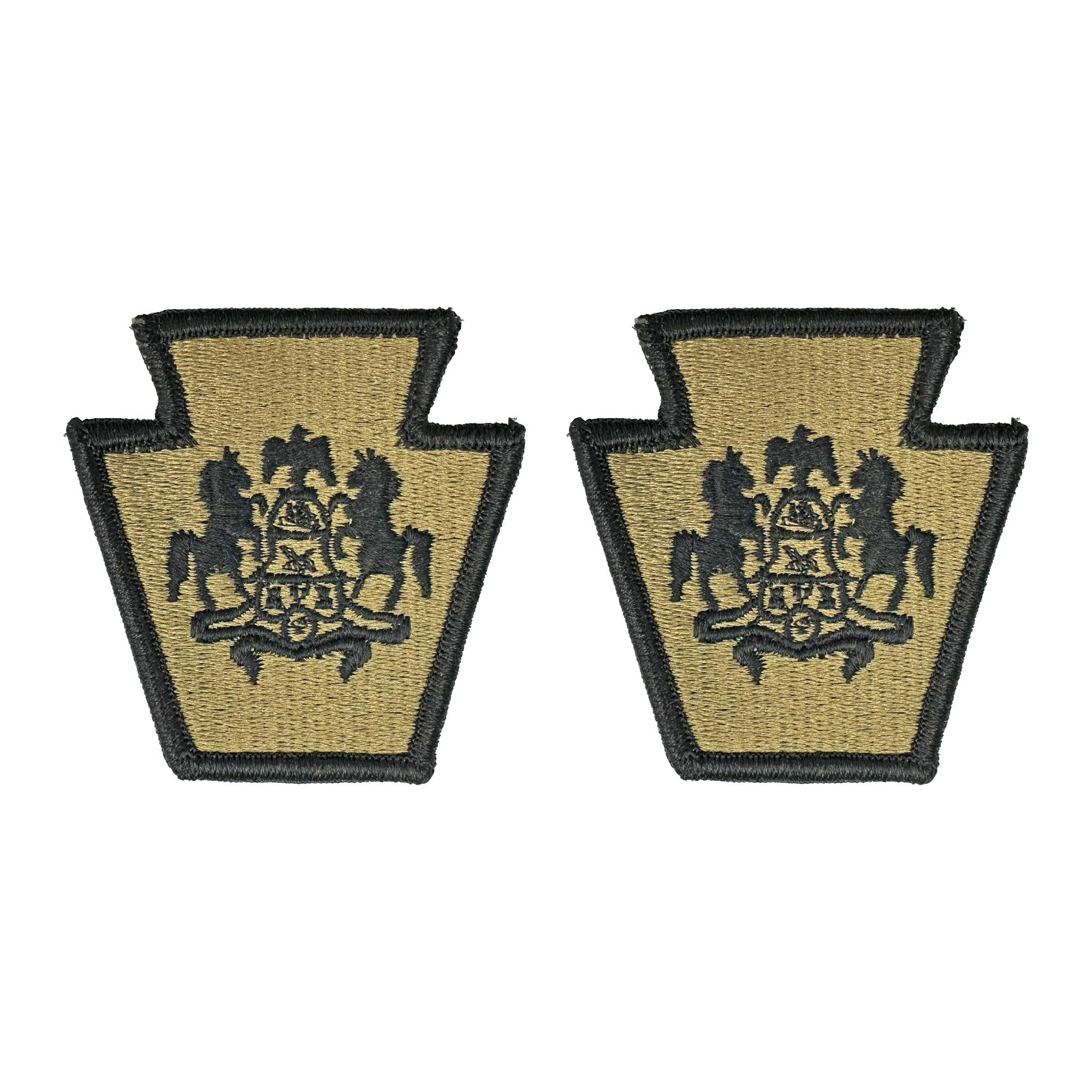 U.S. Army Pennsylvania National Guard OCP Patch with Hook Fastener (pair)