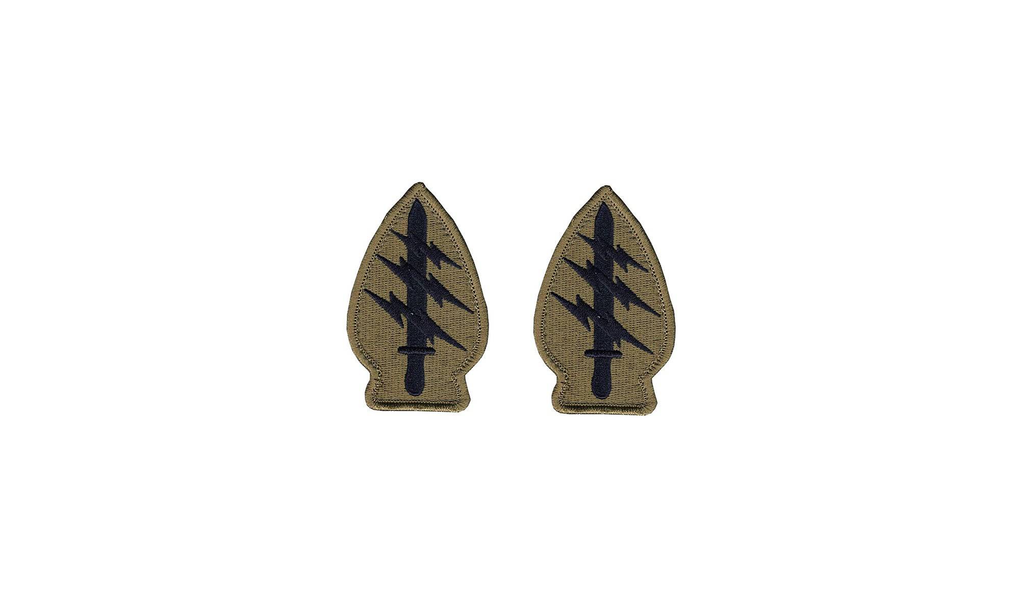 U.S. Army Special Forces Group OCP Patch w/ Hook Fastener (pair)