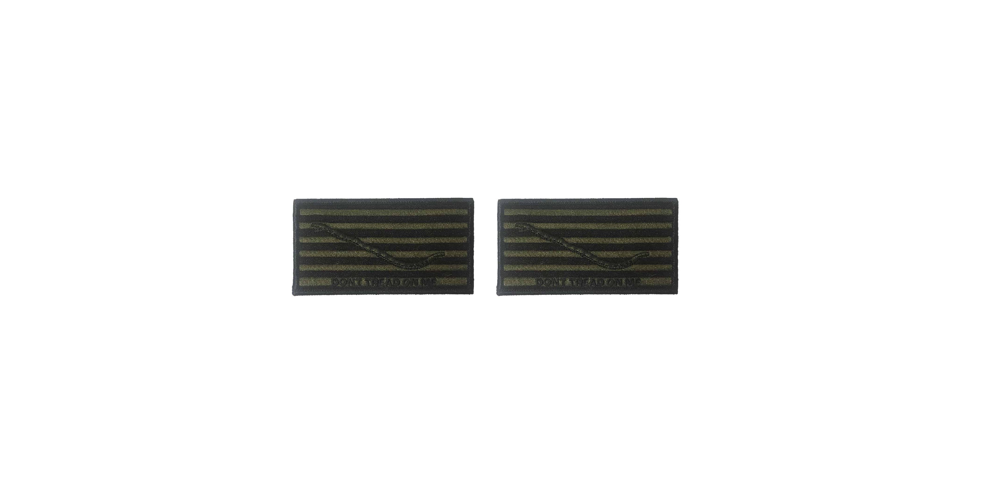 NWUIII Don't Tread On Me Shoulder Patch W/ Hook Fastener (Pair)