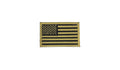 Tan and Black U.S. Flag With Hook Fastener