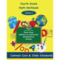 Fourth Grade Math Volume 1: Place Value, Addition and Subtractions, Multiplication, Division - Paperback