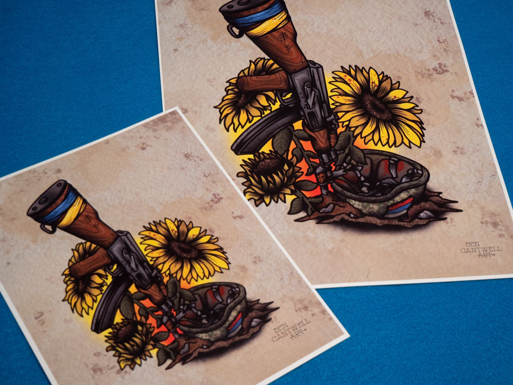 Fundraiser! - Ukrainian Sunflowers and AK