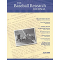 The Baseball Research Journal (Brj), Volume 38 #2 - Paperback