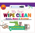 My First Wipe Clean: Games, Mazes & Drawings - Hardcover
