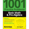 Basic Math & Pre-Algebra: 1001 Practice Problems for Dummies (+ Free Online Practice) - Paperback