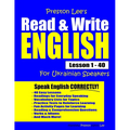 Preston Lee's Read & Write English Lesson 1 - 40 For Ukrainian Speakers - Paperback