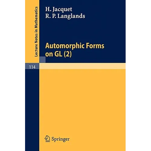 Automorphic Forms on Gl (2): Part 1 - Paperback