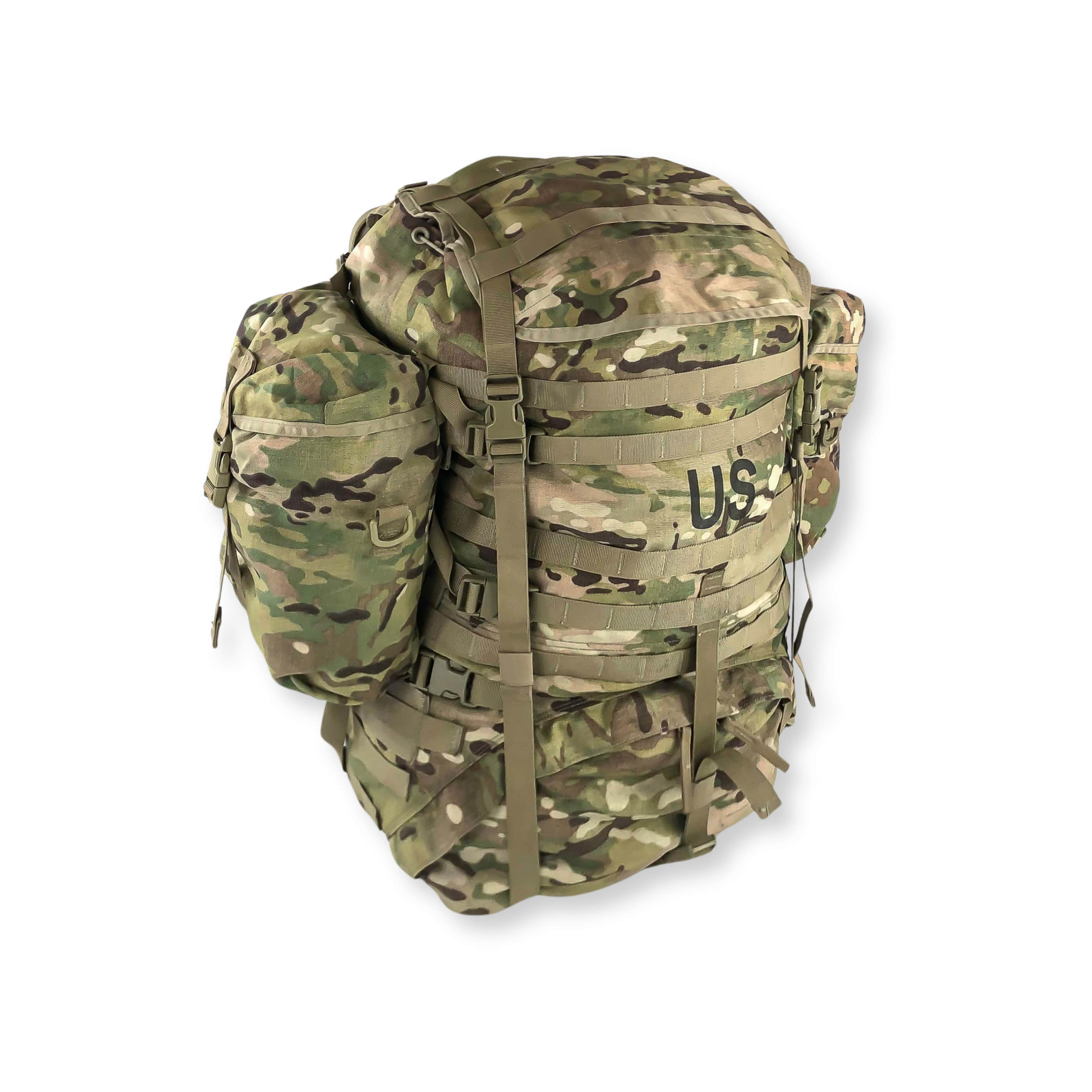 Genuine Issue MOLLE II  Large Rucksack with Frame, MultiCam® (Full Rucksack Kit) - Used