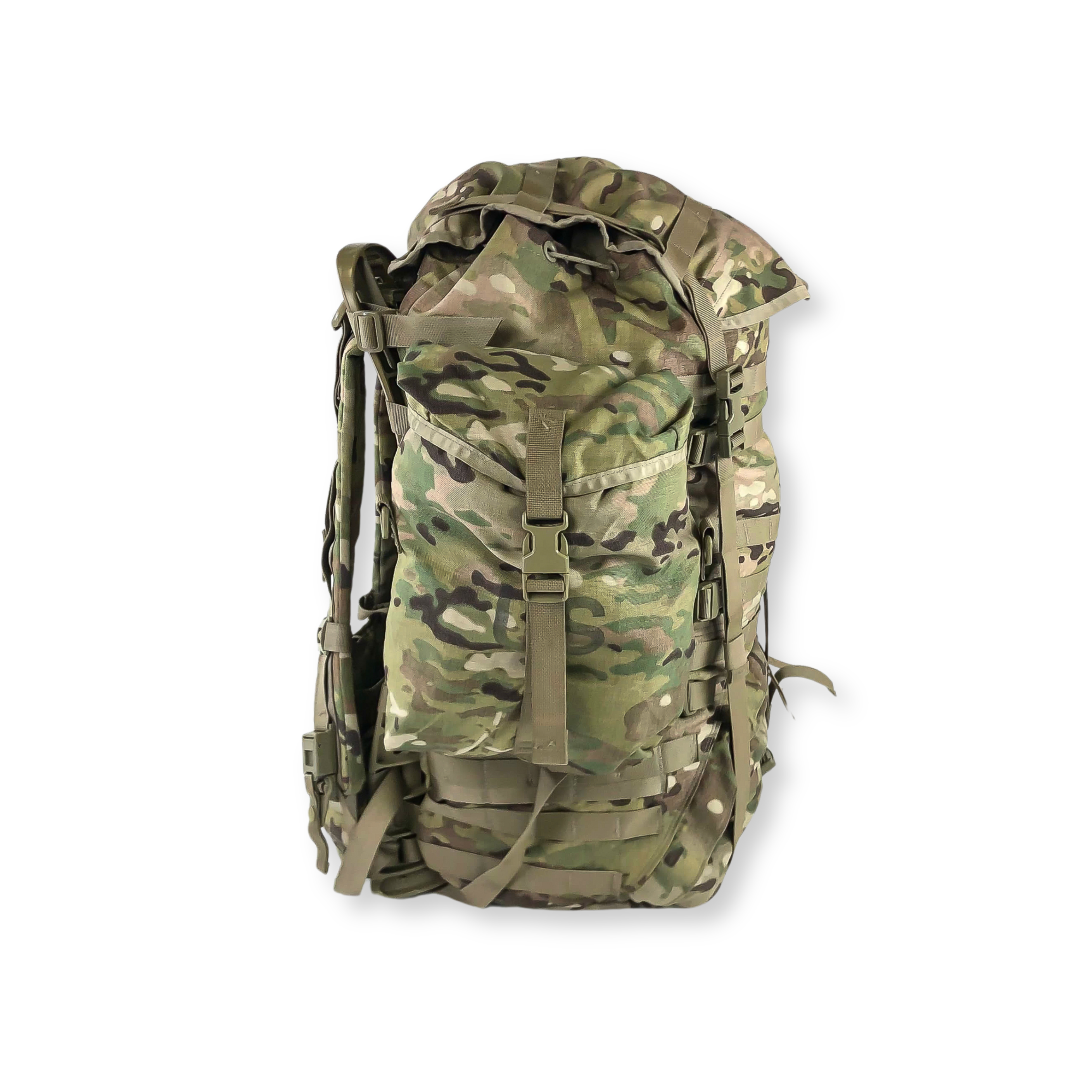 Genuine Issue MOLLE II  Large Rucksack with Frame, MultiCam® (Full Rucksack Kit) - Used