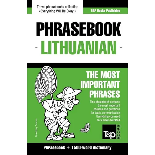 English-Lithuanian phrasebook & 1500-word dictionary - Paperback
