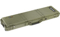 Pelican 1750 Protector Case |  With Polyurethane Foam |  Polypropylene Construction |  Olive Drab Green |  53.60"x16.05"x6.13"