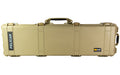 Pelican 1750 Protector Case |  With Polyurethane Foam |  Polypropylene Construction |  Black |  53.60"x16.05"x6.13"