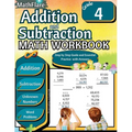 Addition and Subtraction Math Workbook 4th Grade: Word Problems Grade 4, Addition and Subtraction with Regrouping Activities, Multi-Operations, Unknow - Paperback