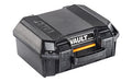 Pelican V100 Vault Suppressor Case |  Polypropylene Construction |  Black |  12.25"x12.03"x5.16" |  4.03 lbslack