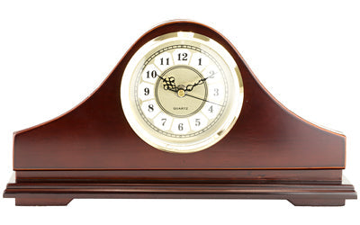 PS Products PS Products |  Concealment Mantle Clock |  Fits Medium to Large Handguns |  Mahogany Wood