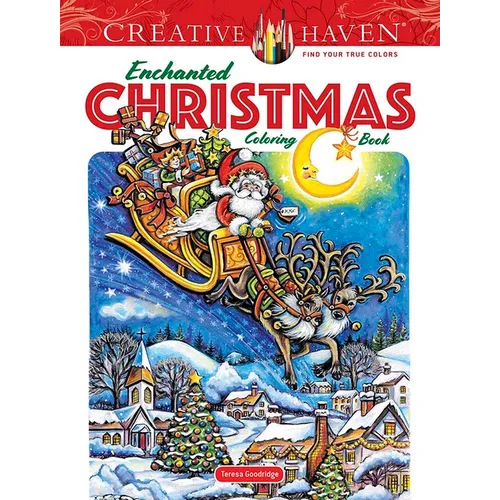 Creative Haven Enchanted Christmas Coloring Book - Paperback