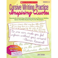 Cursive Writing Practice: Inspiring Quotes - Paperback