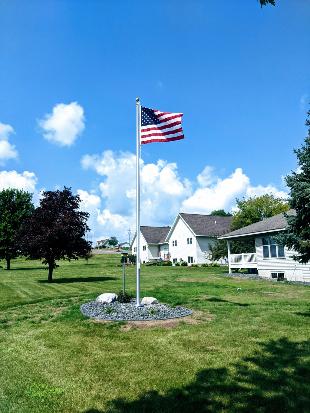 20' Defender Flagpole - 100% Made in USA