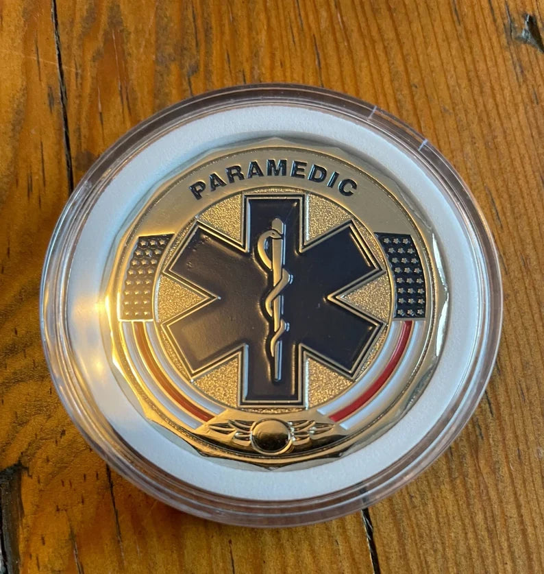 Paramedic Prayer Challenge Coin