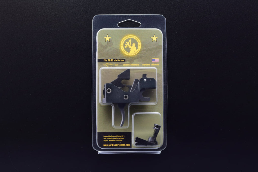 Partisan Disruptor FRT 2-Pack (Black) — AR-15 Drop-In Forced Reset Trigger (USA Made)