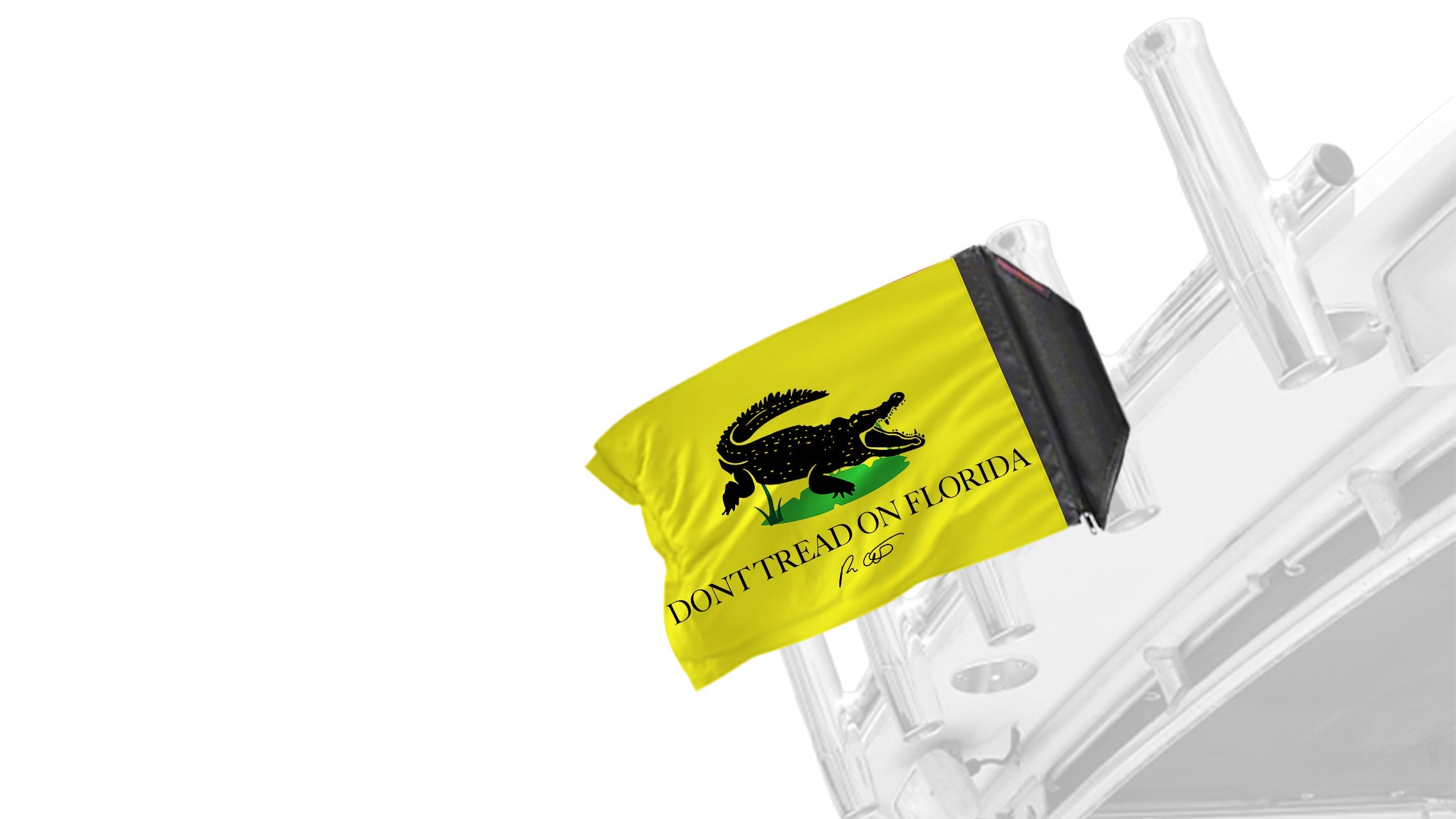 Don't Tread On Florida 12"x18" Forever Wave Flag