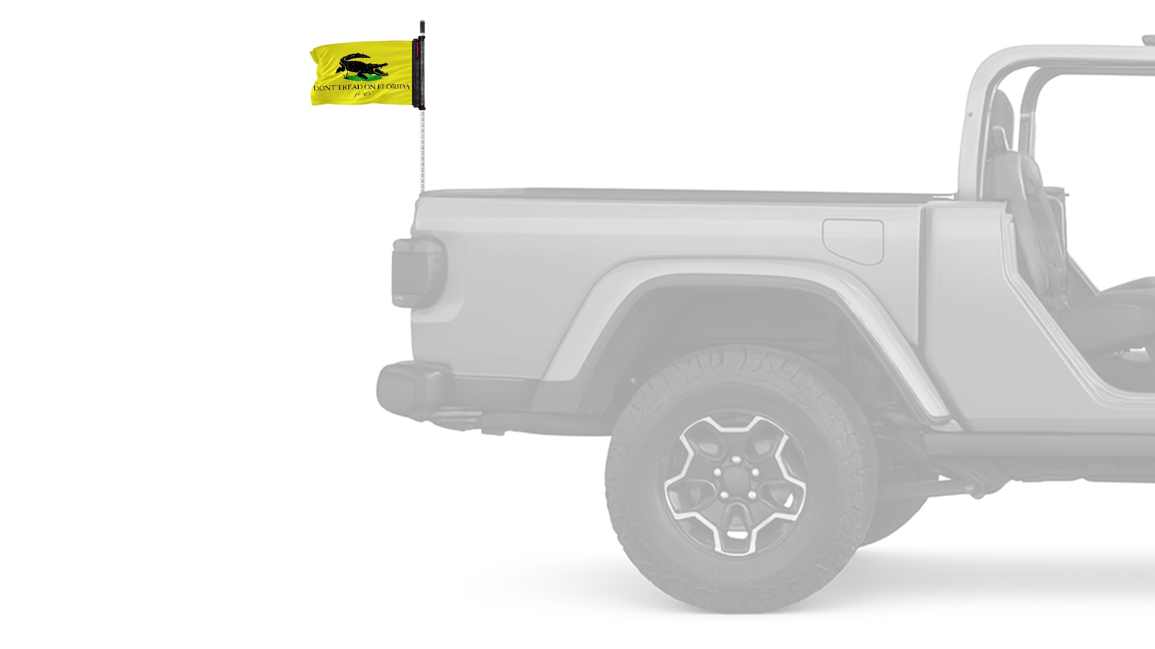Don't Tread On Florida 12"x18" Forever Wave Flag for Jeep Wrangler CJ-7 and CJ-8 1976-1986