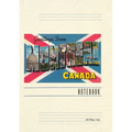 Vintage Lined Notebook Greetings from Montreal, Canada - Paperback
