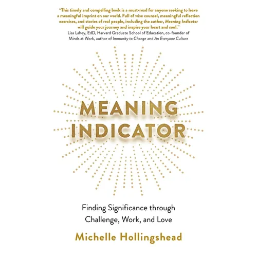 Meaning Indicator: Finding Significance Through Challenge, Work, and Love - Paperback