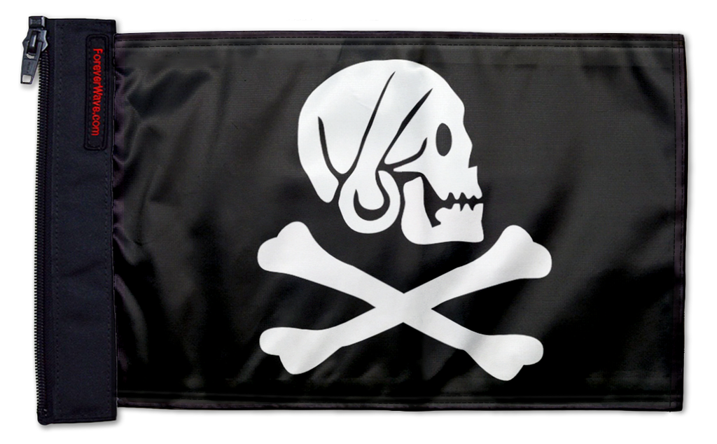 Henry Every 12"x18" Forever Wave Flag for Jeep Wrangler JLU 4-Door 2018-Present
