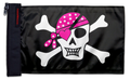 Pink Pirate 12"x18" Forever Wave Flag