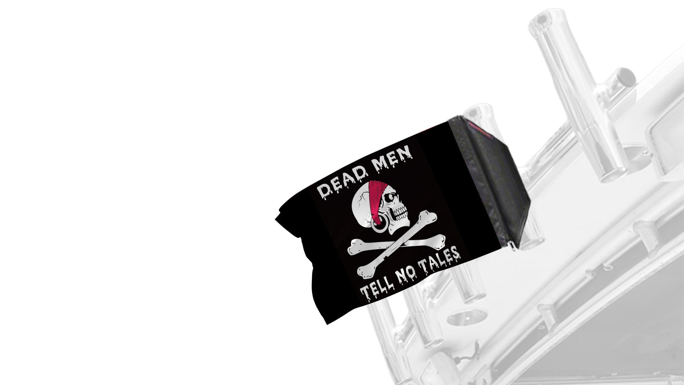 Dead Men Tell No Tales 12"x18" Forever Wave Flag
