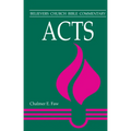 Acts: Believers Church Bible Commentary - Paperback