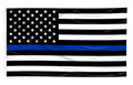 Printed Thin Blue Line American Flag *Made in USA*