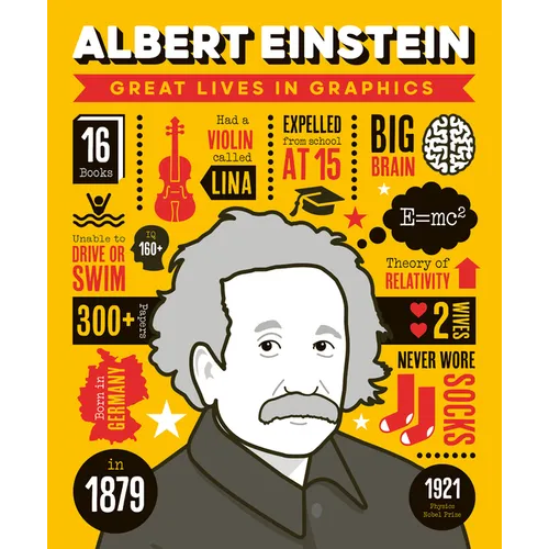 Great Lives in Graphics: Albert Einstein - Hardcover