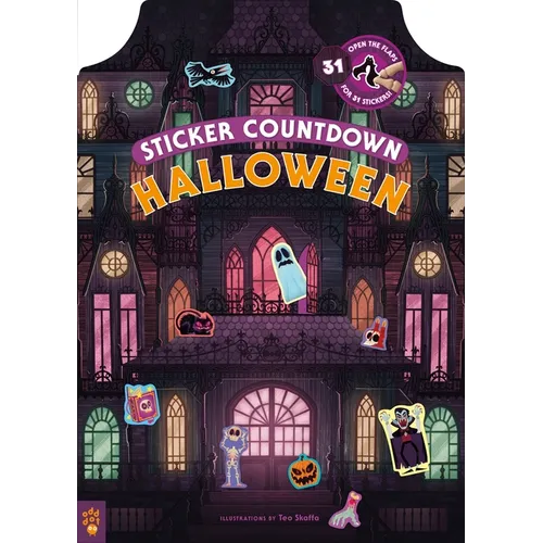 Sticker Countdown: Halloween - Hardcover