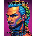 Braided Charm: A Handsome Man's Hairstyle Coloring Book - Paperback