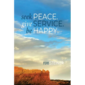 Seek Peace. Give Service. Be Happy - Paperback